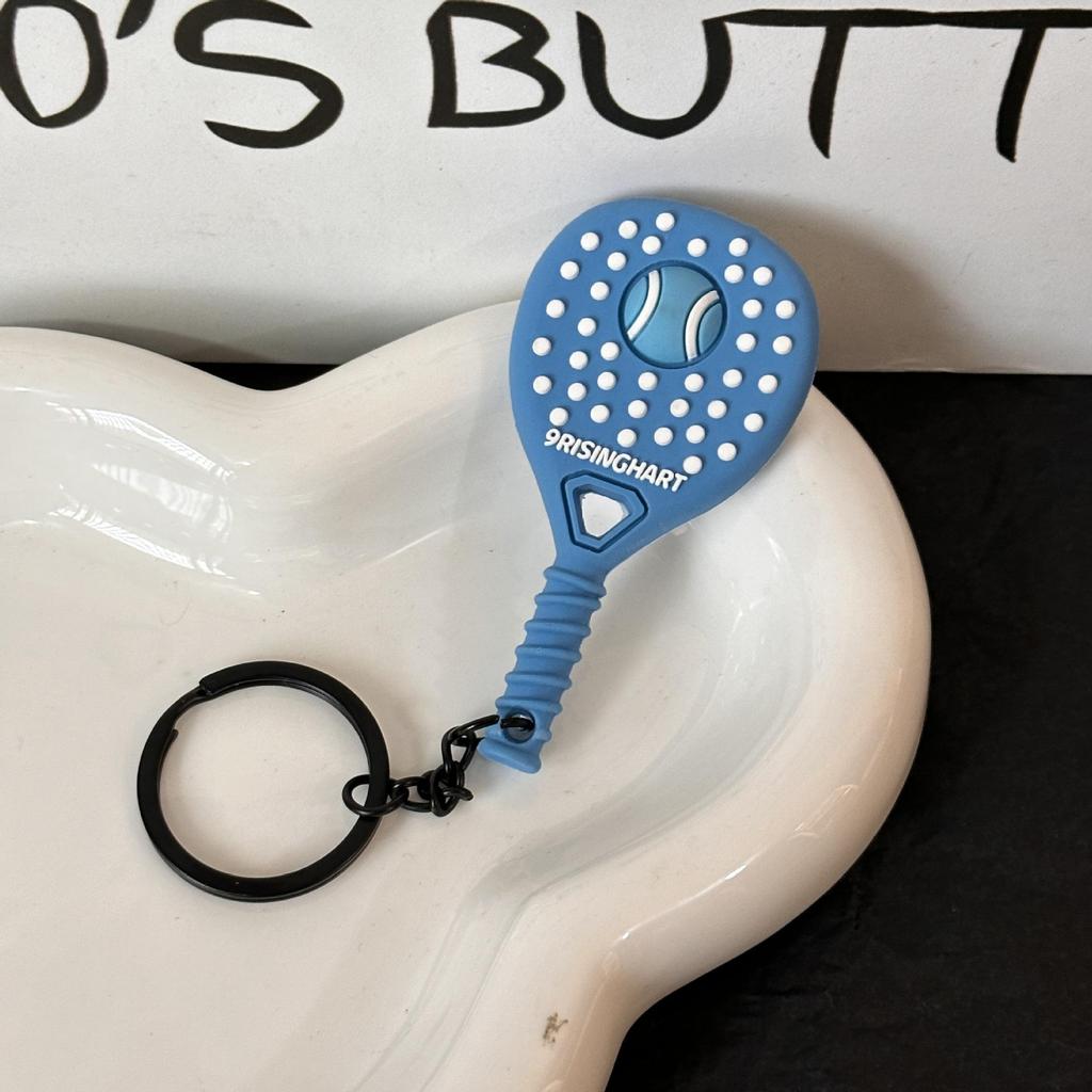 Miu Series Dumbbell Plate Keychain: Trendy Fitness Accessory & Sports Jewelry Gift