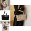Trendy Pu Leather Tote Bag For Women Stylish Large Capacity Shoulder Bag With Zipper Closure
