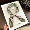 100% Mulberry Silk Scarf 70x70cm Square Neck Wrap Outdoor Air Conditioner Shawl Fashion Headscarf