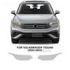 Pour VOLKSWAGEN TIGUAN -2024 2 Pièces Film Protecteur de Phare de Voiture Transparent Fumé Noir Autocollant TPU