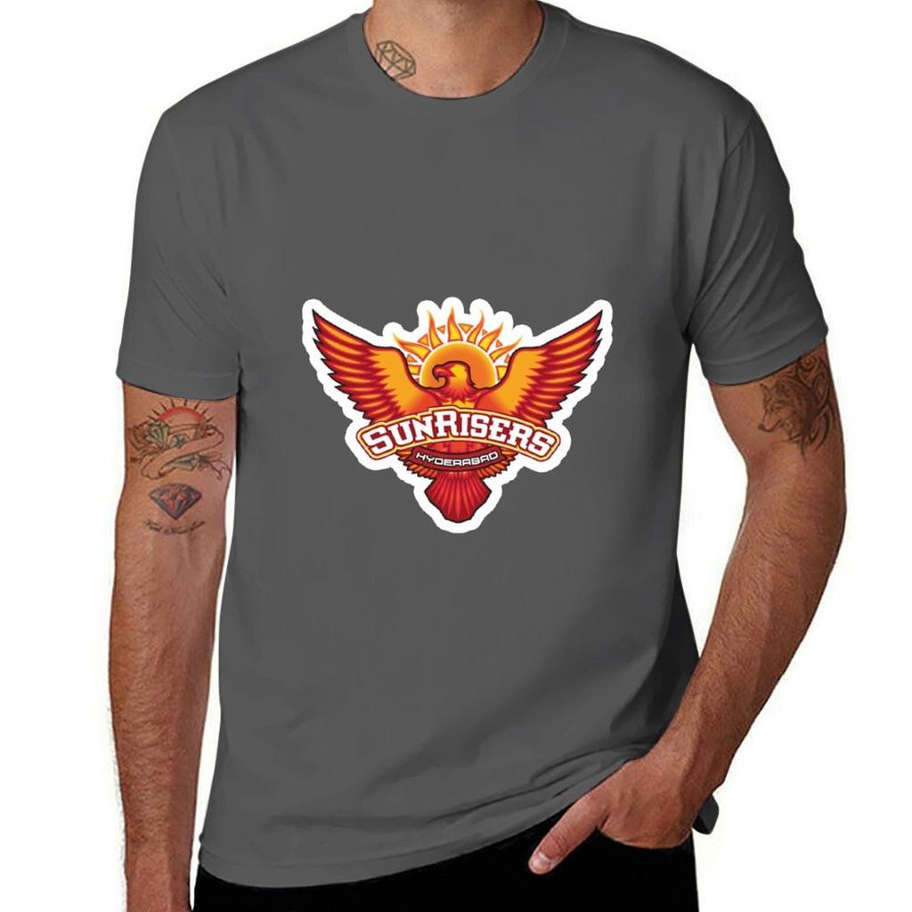 T-shirt IPL SRH Sunrisers Hyderabad Top Casual Leggero a Manica Corta