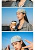 Unisex Distressed Denim Landlord Cap - Trendy Street Style Hipster Hat for Spring and Autumn