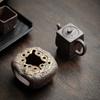 Retro Gilded Old Rock Mud Tea Warmer Holder Candle Heater Stove Kettle Stand Baked Milk Jar Carbon Furnace Drinkware Supplies