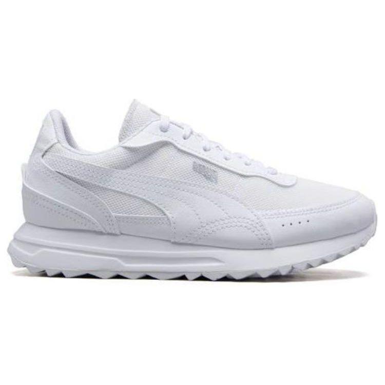 Puma Road Rider Leather Fabric Synthetic Leather Comfortable Daily Low-Top Lifestyle Casual Shoes Unisex Casual Shoes White 397432-06