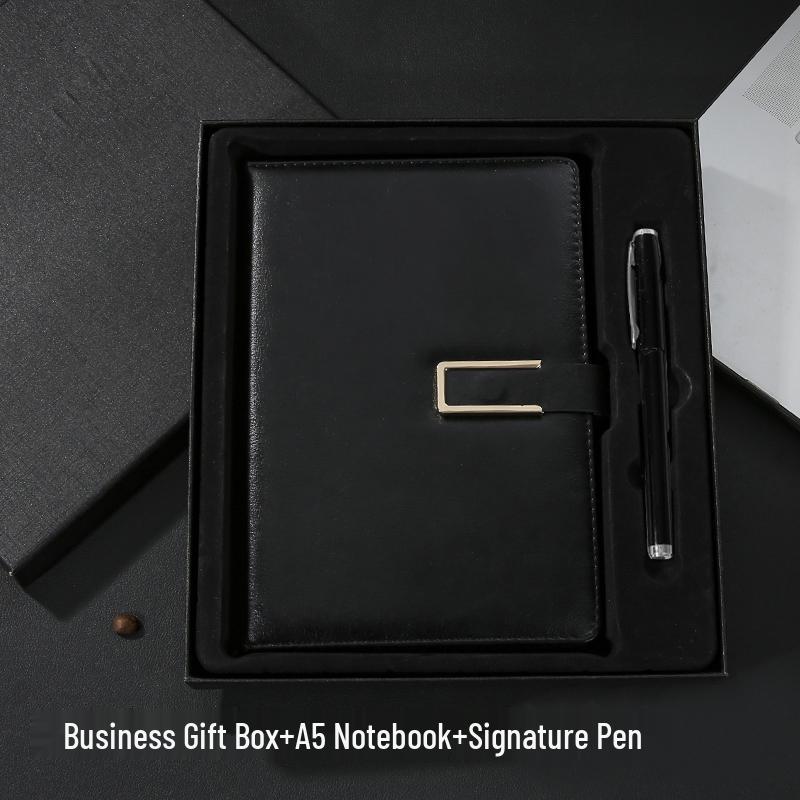 A5 Custom Notebook & Diary Gift Set with Logo Printing and Engraving