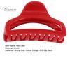 Non-slip Hair Clip Back Head Claw, Hollow Design Shark with Anti-slip Thick Claw Teeth, Lightweight Acrylic Shower for Long Macaron Color