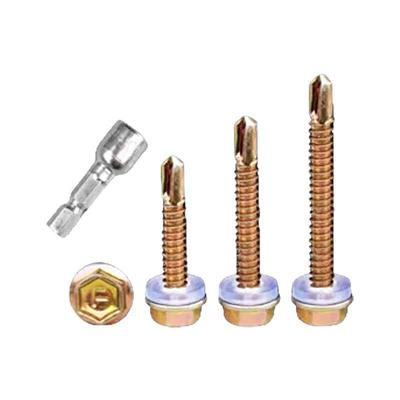 Guanxi Color Zinc Hex Head Self-Tapping Screw