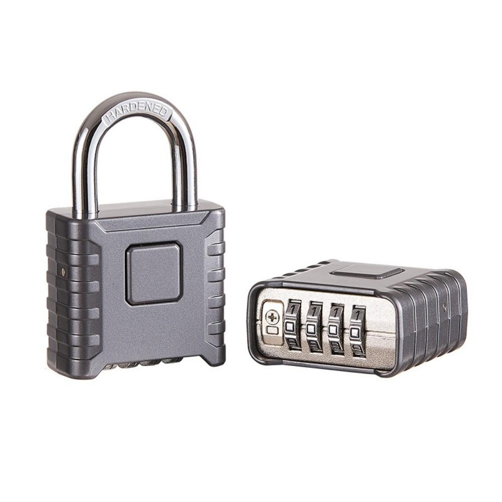 Zinc Zinc Alloy Combination Padlock 4-Digit Number Drawer Cabinet Lock Password Code Locks  Gate Hasp Storage