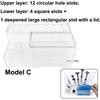 1Pcs Dental Aesthetics Resin Storage Box Adhesive Tool Holder Oral Multifunctional Storage Rack Small/Medium/Large Sizes
