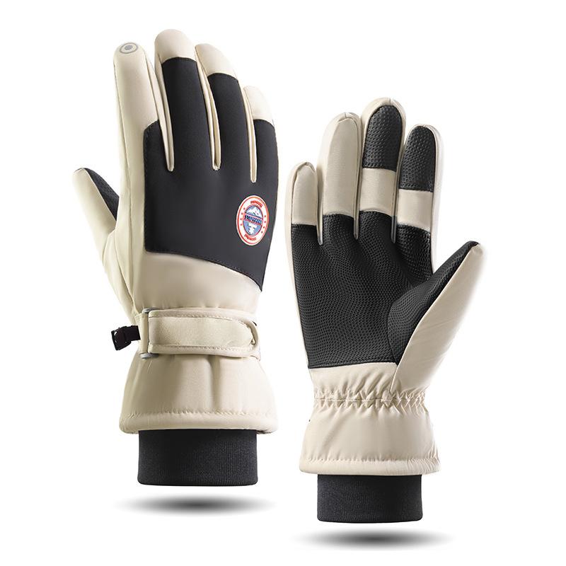 

Зимние уличные флисовые теплые водонепроницаемые и противоскользящие перчатки с сенсорным экраном для езды на электровелосипеде и альпинизма XL