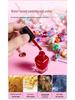 Colorful Beaded Jewelry Set for Girls - Necklace, Bracelet & Hair Accessories Gift Box