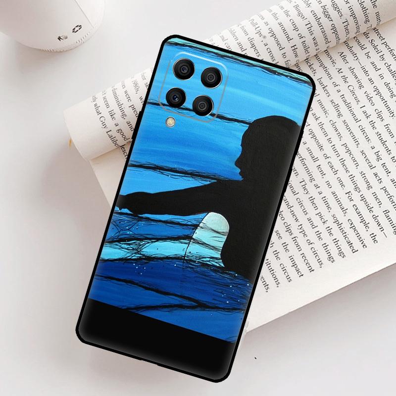 

Surfing Art Surf Girl Case For Samsung Galaxy M12 M56 M06 M32 M52 M35 M55 M15 M11 M13 M14 M16 M36 M31 M53 M34 M54 Samsung M06