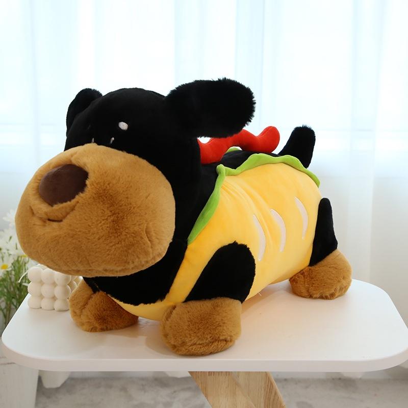 Cute Sausage Dog Plush Toy For Girls Soft And Cuddly Dog Doll For Sleeping 30cm/0.16kg