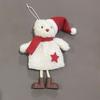 Christmas Tree Decorations Santa Hat Bear Christmas Ornament Fabric Doll Small Pendant For Home Party And Holiday