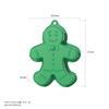 1 STÜCK Weihnachten Silikon Schokoladenformen Süßigkeiten Backformen Handgemachte Schneeflocke Schneemann Weihnachtsbaum Lebkuchenmann Weihnachtsmann Form