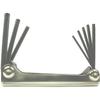 In USA Hex Wrench Tool Gorilla Black Finish Set MTF8S Made Knife-Type Grip® 8-Piece (T6, T7, T8, T9, T10, T15, T20, T25) No.14532