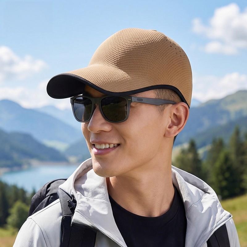 Crossborder Seamless Baseball Cap With Sun Protection For Outdoor Sports Enthusiasts