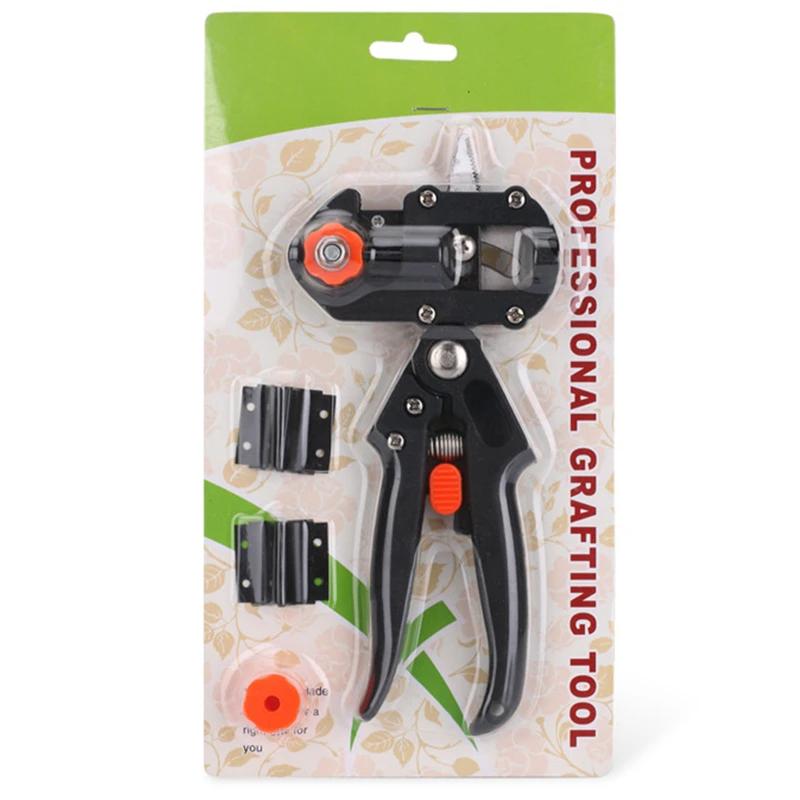 Tesoura de Enxertia Tesoura Vacinação de Árvores Frutíferas Cortador de Brotos Multifuncional Ferramentas de Jardinagem