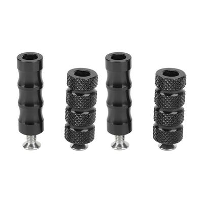 2 Coppie Pedane Freno Moto Lavorazione CNC Placcatura Vestibilità Precisa Per Bulloni di Montaggio M6 6mm