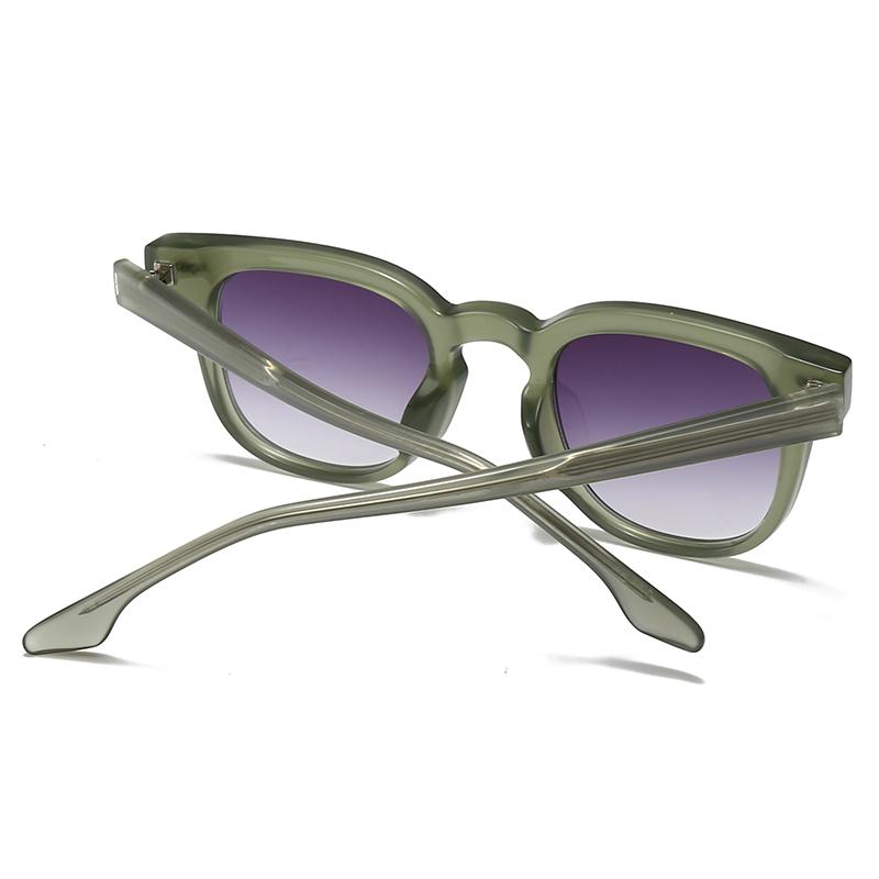 European And American  Trendy Street Style Retro Artistic Acrylic Insert Sunglasses Modern Charm Ins Sunglasses 28065