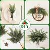 Christmas cedar branches Christmas Greenery Artificial Pine  realistic green plant home decorations Christmas party indoor decor
