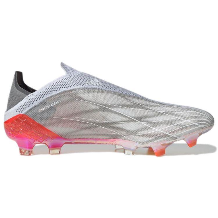 Adidas X Speedflow+ FG White Solar Red Unisex Sneakers Cloud-White Iron-Metallic FY3339