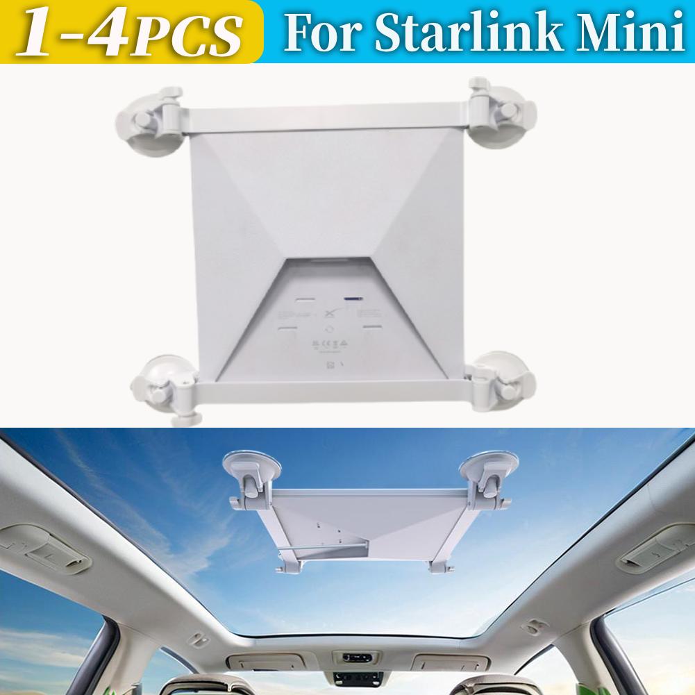 For Starlink Mini Sunroof Suction Cup Car Mount with Four Suction Cup Base Stable Car Suction Cup Bracket Satellite Car Holder