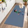 Flannel Kitchen Mat Gaston Lagaffe Soft Area Rug Non Slip Floor Carpet Home Decoration