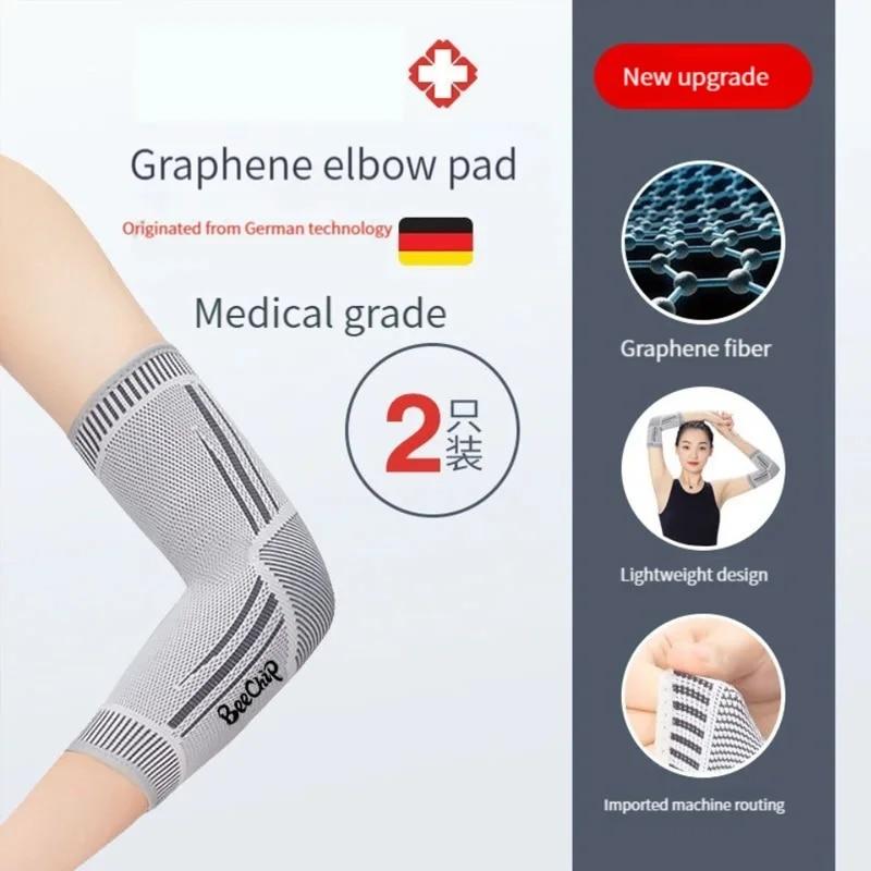 Graphene Elbow Pads Tennis Elbow Special Sheath Self-Heating Sprained Joints To Keep Warm Hand and Arm Wristbands
