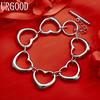 925 Sterling Silver Fashion Jewelry Heart-Shaped Bracelet