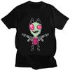 T-shirt Graphique Kawaii Invader Zim T-shirt Image de Zim Prêt à un Câlin Joyeux T-shirt de Dessin Animé Mignon T-shirt Unisexe pour Femmes T-shirt Rétro T-shirt Oversize