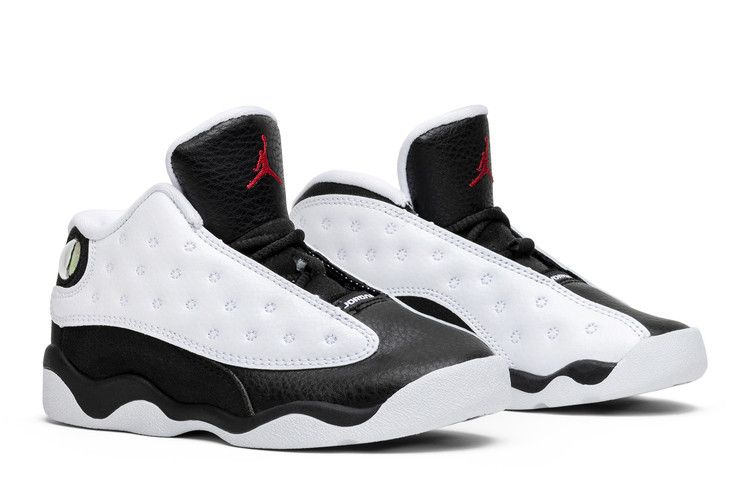 Çocuk Spor Ayakkabıları Jordan 13 Retro He Got Game (2018) (TD) Beyaz/Gerçek Kırmızı-Siyah