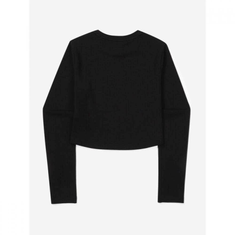 Fila HeriTage Crop Round Long Sleeve T shirT