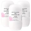 Byphasse Roll-On Deodorant Neu 48H Rosenduft, 50ml, 3 Stück