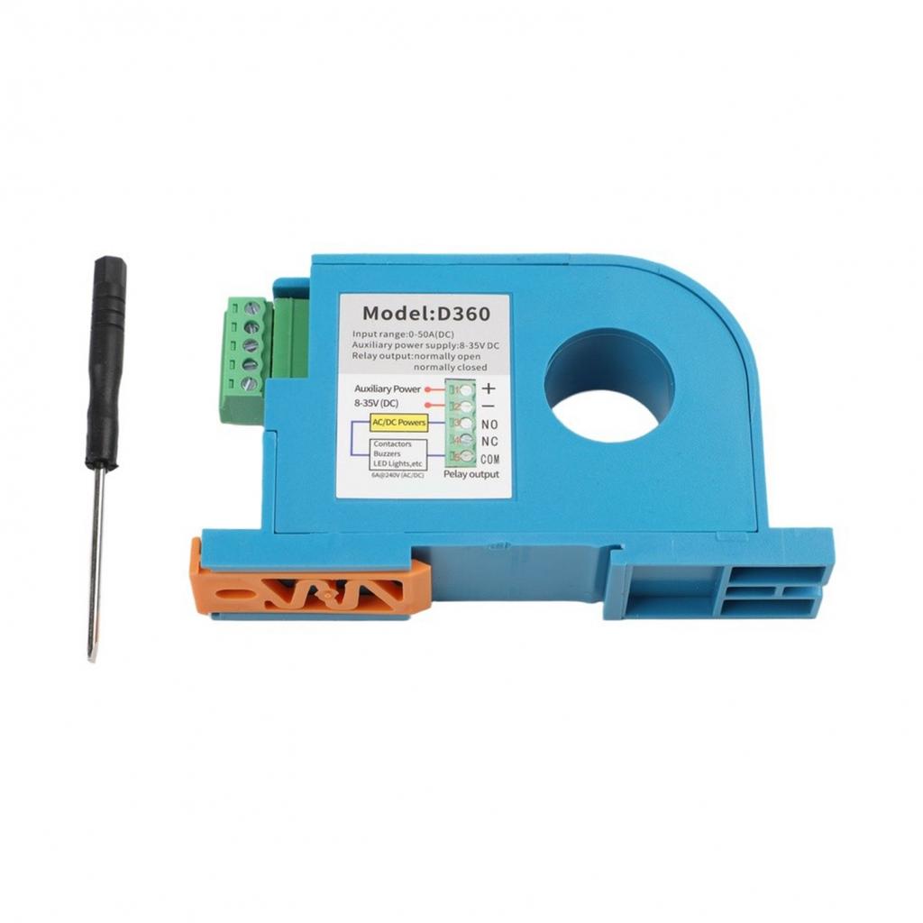DC Current Monitoring Switch with Adjustable Delay Settings and Indicator