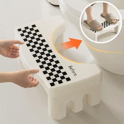 Adult Plastic Anti-slip Toilet Stool, Office Footrest, Elderly, Children, and Pregnant Women In The Bathroom Squat Toilet Stool