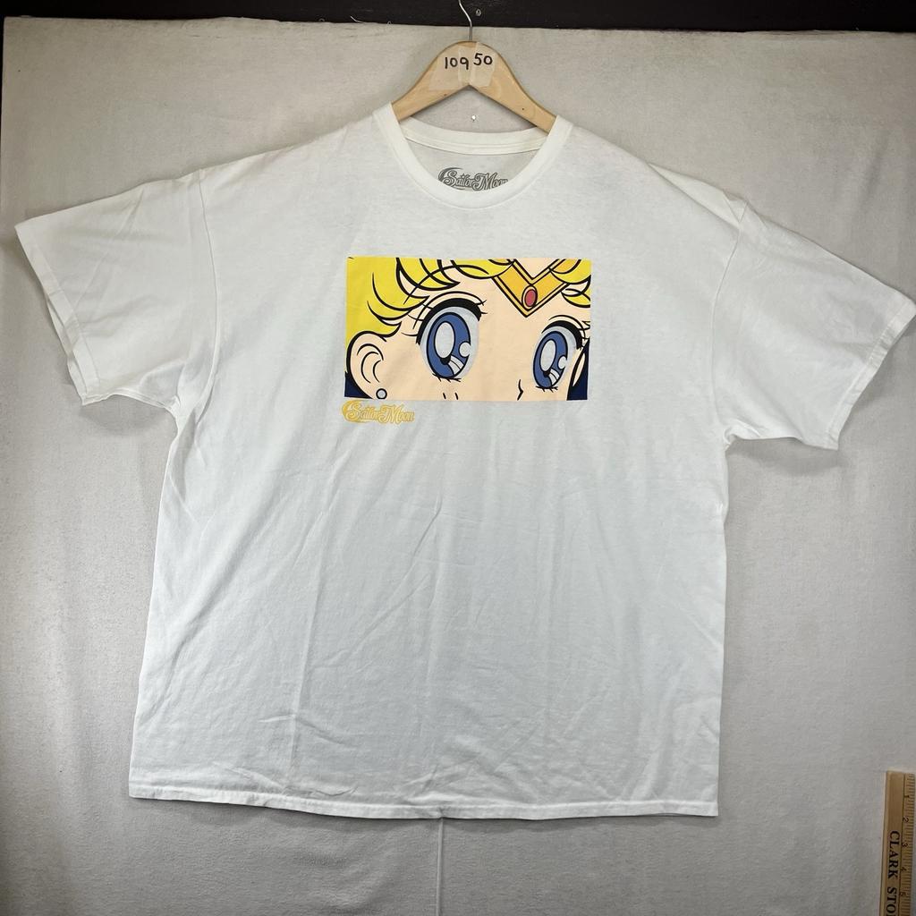 Retro Sailor Moon Anime Eye Art Men's 2XL Officially Licensed 90s Toonami EUC