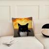 Funny Cat Volcanic Eruption Cushion Cover Pillow Cover Decoration Room Home Sofa Living Office Car Nordic Simplicity