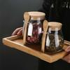 Lufttette glassoppbevaringsbeholdere Lekkasjesikre glassbeholdere Dekorative organiseringsglass Korn