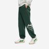 Li Ning Loose Comfortable Solid Color Knitted Sports Pants Men bottoms Green AKLUC65-5
