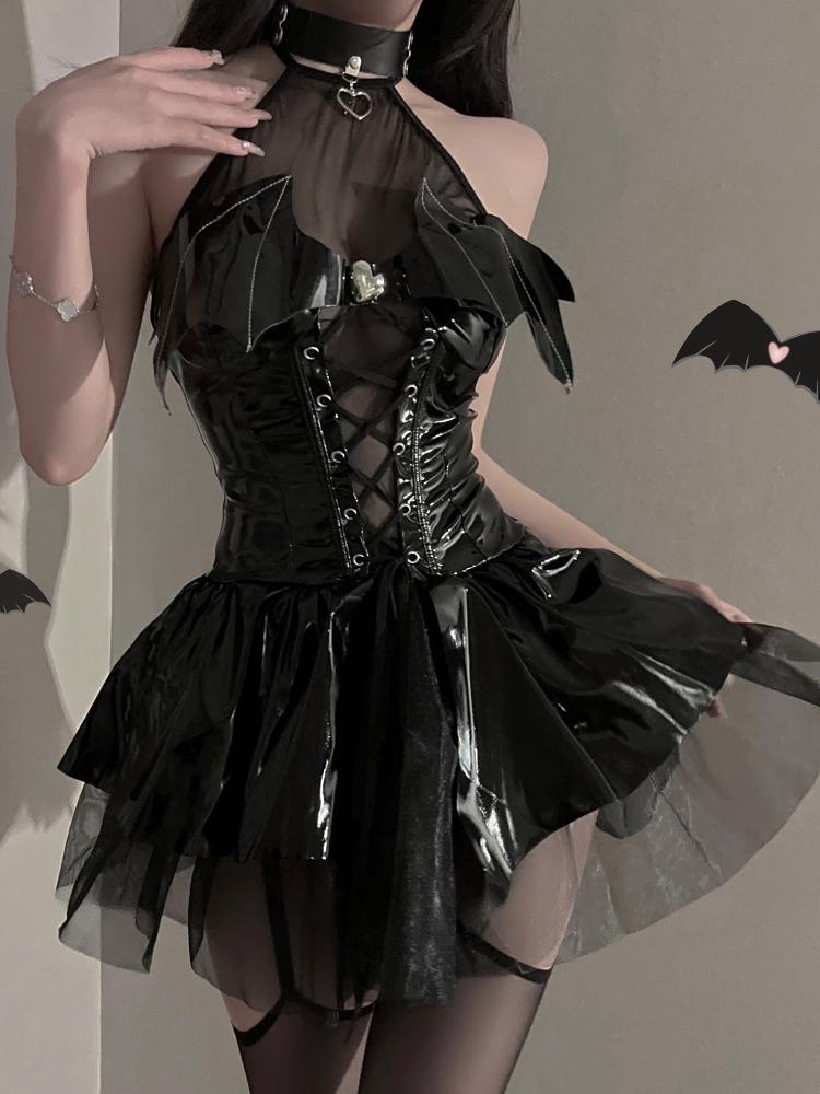 Women Sexy Lingerie Costume French Apron Maid Dress Cosplay Servant Lolita Hot Babydoll Dress Uniform Erotic Role Play Costume