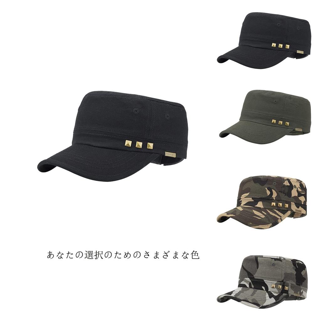 AXIAO Cotton Military Work Camouflage and Men's 100% Cap, Stylish, Water-Repellent, Print, Breathable, Sweat-Wicking, Quick-Drying (Black)
