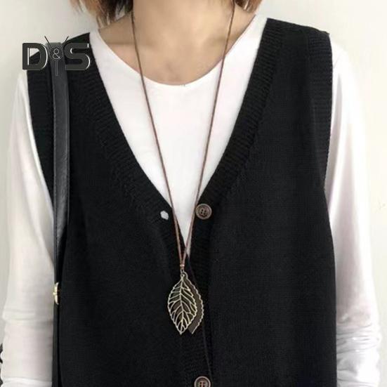 Women Knitting Vest V-Neck Sleeveless Single Breasted Warm Waistcoat Solid Color Loose Fit Knitted Tank Tops with Pockets