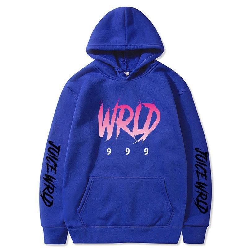 New hot sweater singer juice wrld print street popular men's and women's autumn and winter hoodie