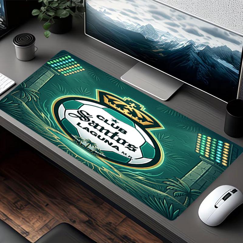 Club Santos Laguna Print Mouse Pad, for Keyboard Pad Laptop PC Mat for Office Home Use, Desk Decor, Perfect Birthday Gift for Gamers