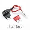 1PC 12V SMALL MEDIUM Car Fuse Add-a-circuit TAP Adapter Micro/Mini/Standard ATM APM Blade Auto Fuse Holder with 10A Blade Fuse Fuse Holders1