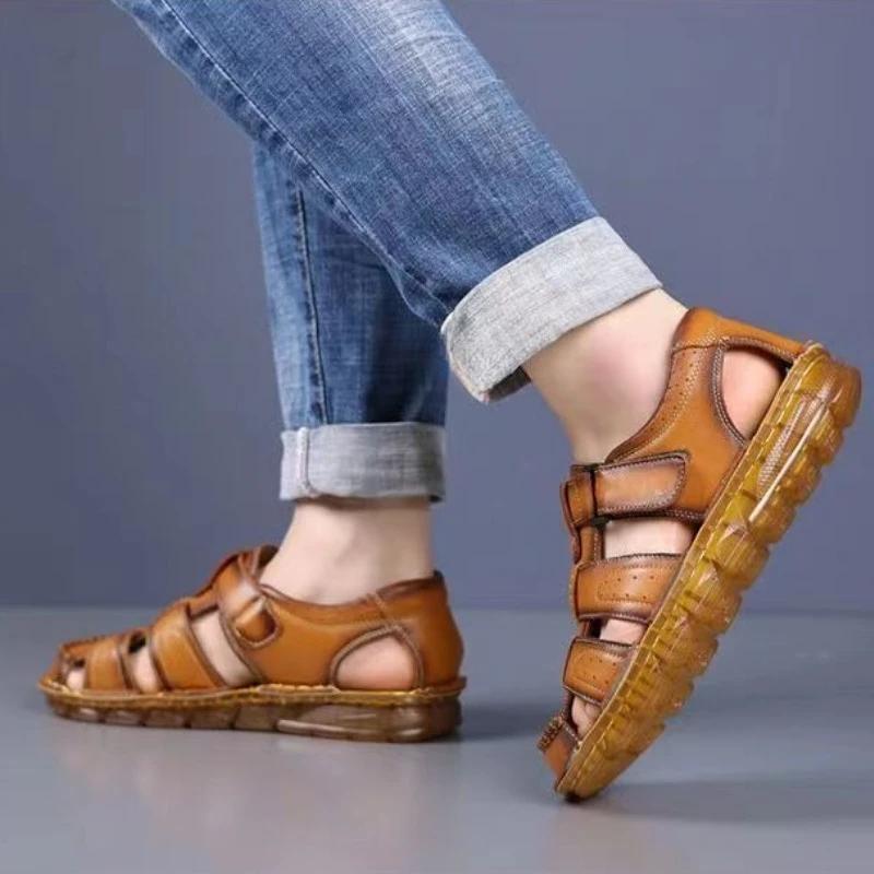 Fashion With Platform Male Shoe Ultralight Height Stylish Daily Use Comfortable Buy New Summer Low Price 2025 Fashion Pvc Men's Sandal