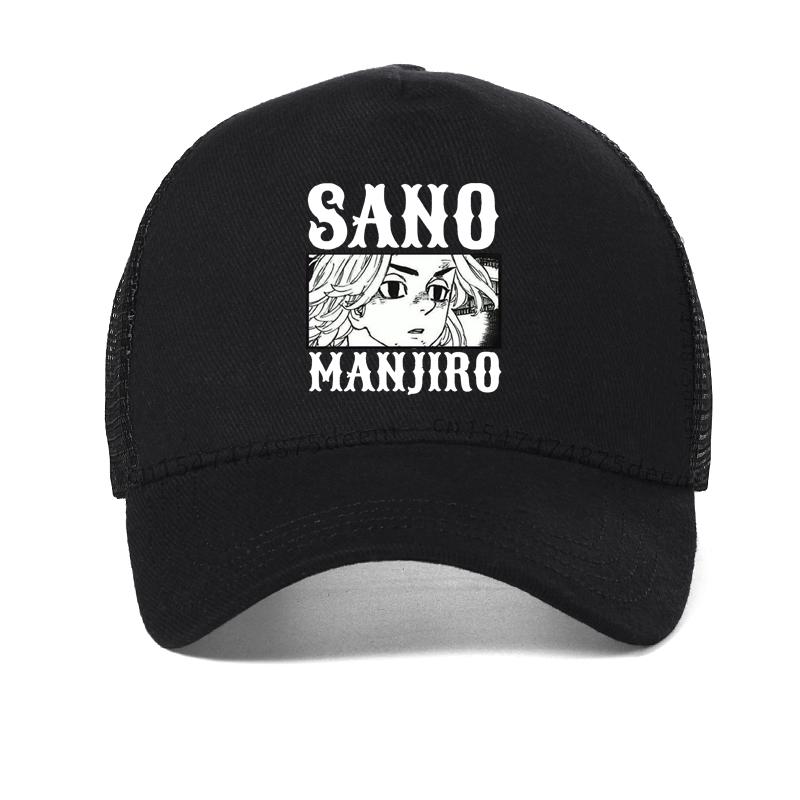 Hot Japanese Anime Tokyo Revengers Men hat Chifuyu Matsuno Graphic baseball cap Anime Unisex Summer Mesh vent caps