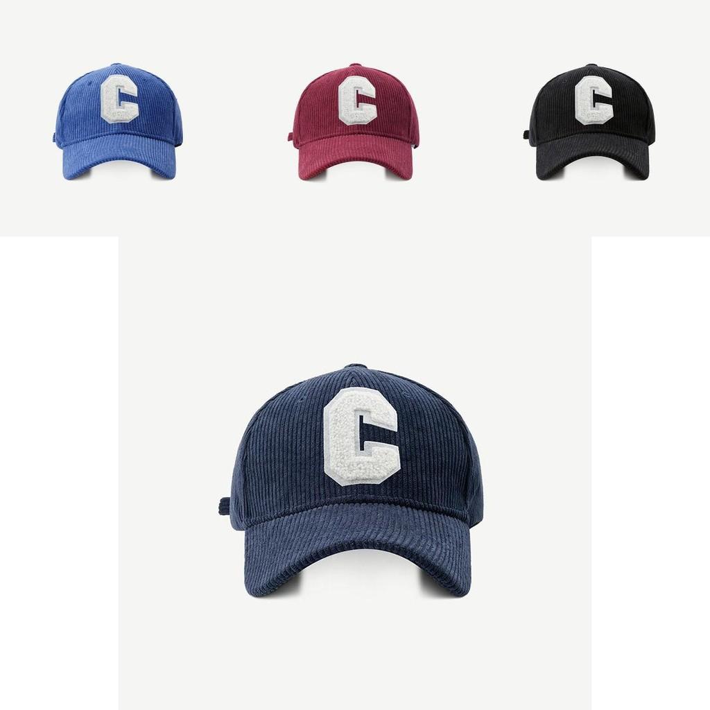 Stylish Corduroy Duckbill Cap For Winter Comfortable Unisex Hat Baseball