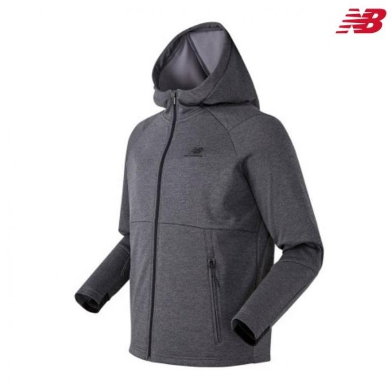 New Balance Men S Fleece Training Hooded Zip Jacket Nbmda47083